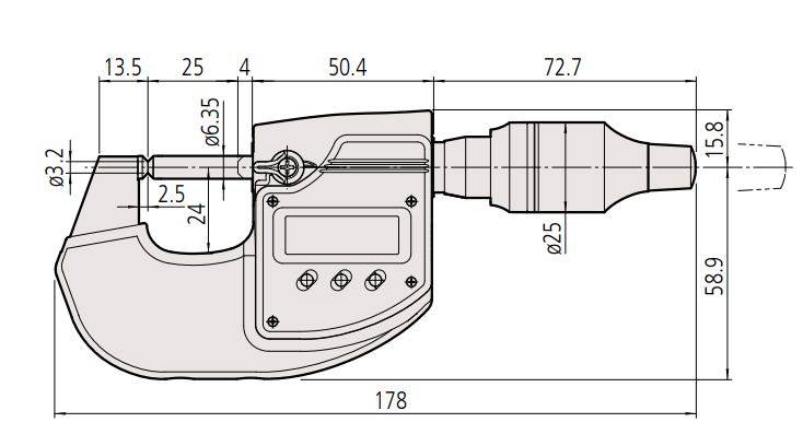 高精密數顯千分尺尺寸.png 高精密數顯千分尺尺寸.png