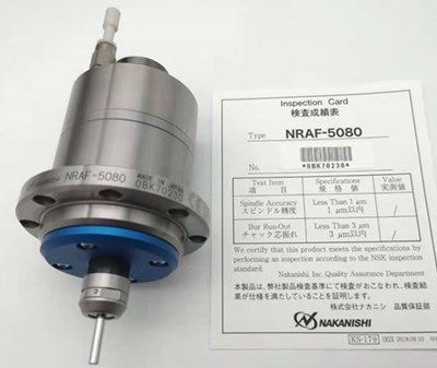 高速氣浮<a href='gaosuzhuzhou.htm' class='keys' title='點(diǎn)擊查看關(guān)于電主軸的相關(guān)信息' target='_blank'>電主軸</a>NRAF-5080.jpg 高速氣浮電主軸NRAF-5080.jpg