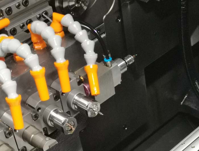 走心機(jī)高頻側(cè)銑動(dòng)力頭